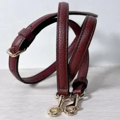 ✨美品✨Coach コーチ ショルダーストラップ 金具 パープル系 レザー 刻印