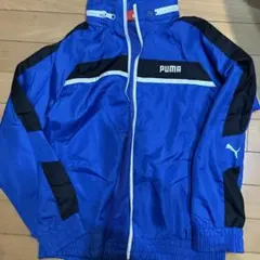 PUMA ジップアップジャケット 青/黒