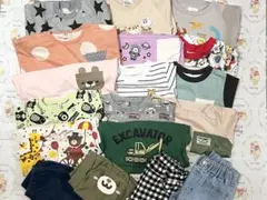 【90㎝】子供服　まとめ売り　18点セット（ボトムス4点・トップス14点）
