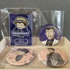 名探偵コナン　毛利小五郎4点セット　缶バッジ　アクリルスタンド　おまとめ