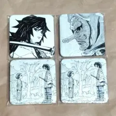 鬼滅の刃 ダイニング DINING 台本表紙イラストスクエア缶バッジ 冨岡義勇