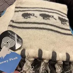 ニュージーランド　Snowy Peak マフラー 未使用タグ付き