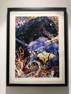 村上隆 庵野秀明監督へのオマージュ シン・ゴジラ＆エヴァ ED100。 村上隆 庵野秀明監督へのオマージュ エヴァ＆シン・ゴジラ ED100