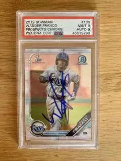 mlb topps ワンダーフランコ　ルーキーサインカード トレカでも最強ルーキーだったワンダー・フランコ！ 高額落札が