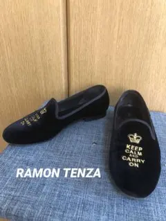 ✨RAMON TENZA ラモン　テンザ　ベルベット　スモーキング スリッパのサムネイル
