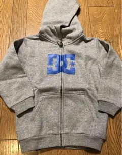 【DC】ディーシー 4T 110 グレー ジッパー パーカー ストリート 送料込