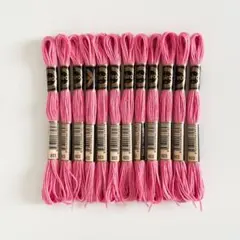 刺繍糸 25番 ピンク まとめ売り ハンドメイド 12束