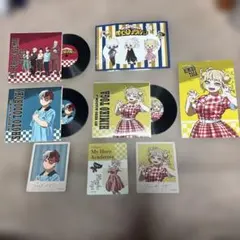 ヒロアカアメリカンレトロ レコード風コースター 轟焦凍 トガヒミコ