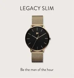 MVMT(ムーブメント) Legacy Slim ブラック/ゴールド腕時計