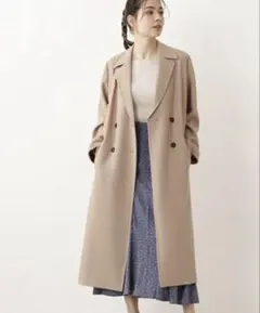 ダブルブレストチェスターコート N. Natural Beauty Basic