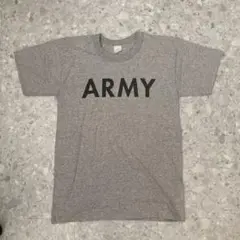 90s ARMY Tシャツ ミリタリー　グレー 半袖　USA製
