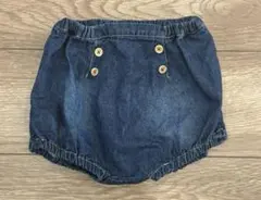 テータテート デニム ショートパンツ かぼちゃパンツ 70-80