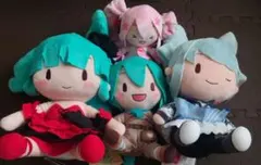 初音ミク 桜ミク ふわぷち ぬいぐるみ 4種類セット ストリート エトワールなど