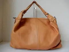 本革☆ピークスピーク☆B5対応☆トートバッグ イエローオーカー