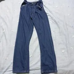 F.O kids ストレッチ　デニム　140 通学　ブルー　パンツ