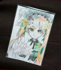 魔法少女ノ魔女裁判　まのさば 手描きイラスト　ファンアート 遠野ハンナ ⑨