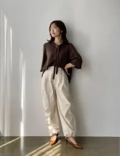 cohina サイドポケットワークパンツ short