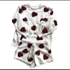 ジェラートピケ バレンタインルームウェア　上下セット