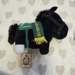 新品タグ付き リーチザクラウン号 ぬいぐるみ 競馬 キャラクターマスコットのサムネイル