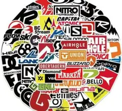 スキー スノーボード アウトドア ブランド ステッカー セット6０枚 まとめ売り