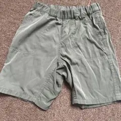 無印良品ハーフパンツ 110cm カーキ