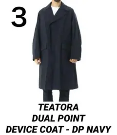 TEATORA wallet coat DP テアトラ ウォレットコート 48 TEATORA(テアトラ) Wallet Coatロングコート ブラック サイズ 46