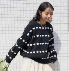 FREAK'S STORE ラインハート柄ニット