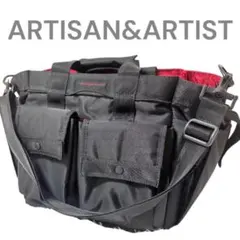 極美品✨ARTISAN&ARTIST カメラバッグ　現場バッグ　2way 大容量