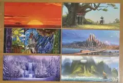 ディズニー　イマーシブエクスペリエンス　ワイドポストカード　6種セット