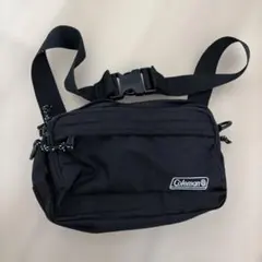Coleman ブラック ボディバッグ