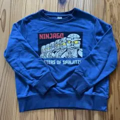 ユニクロ　レゴ　トレーナー　青　120 UNIQLO LEGO