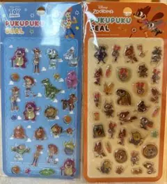 トイ・ストーリー ズートピア プクプクシール ⭐︎2シートセット