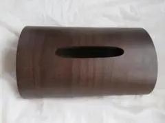 bunaco ブナコ テッシュケース スリムタイプ 日本製 ダークブラウン