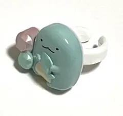 びっくらたまご × すみっコぐらし　ぷっくりなかよしリング　とかげ