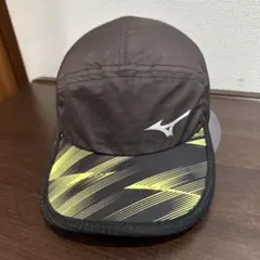 Mizuno ランニングキャップ ブラウン/イエロー