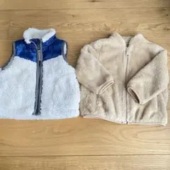 フリース ベスト・ジャケット 80cm 2着セット