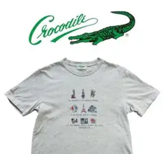 Crocodile グレー Tシャツ Mサイズのサムネイル