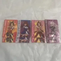 ウマ娘 ダブルポケットミニクリアファイル 4種各2点ずつ