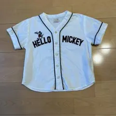 petit main ミッキー　半袖シャツ 100cm