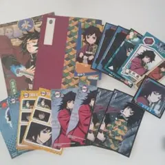 鬼滅の刃 冨岡義勇 おまとめ ステッカー シール ミニノート ポストカード