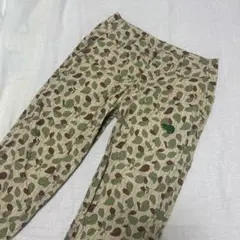 ★激レアデザイン★ bru na boinne 総柄　カーゴパンツ　落ち葉のサムネイル