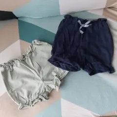 ベルメゾン　ベビーショートパンツ　２点セット　80cm