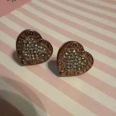 MICHAEL KORS ハート ピアス ローズゴールドのサムネイル