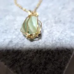 ハンドメイド　天然石ネックレス