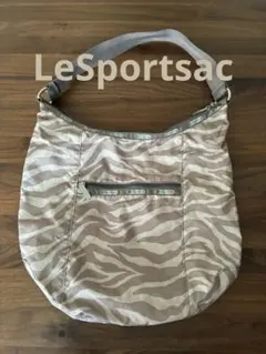 LeSportsac ショルダーバッグ ゼブラ柄