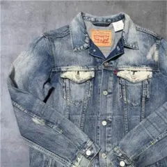 極美品　リーバイス 3rd デニムジャケット M トラッカー 激渋色落ち