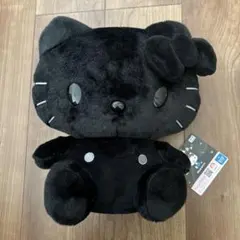 サンリオ ブラックフライデーBIGぬいぐるみ ハローキティ 黒 キティ くろ