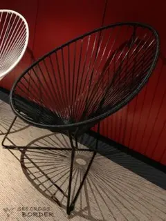 SEE CROSS BORDER メキシコ産 アカプルコチェア 黒 職人