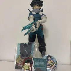 緑谷出久　フィギュア アクスタ 缶バッジ