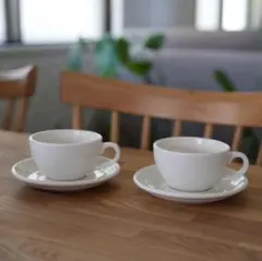 【美品】カップ＆ソーサー 2客セット コーヒーカップ